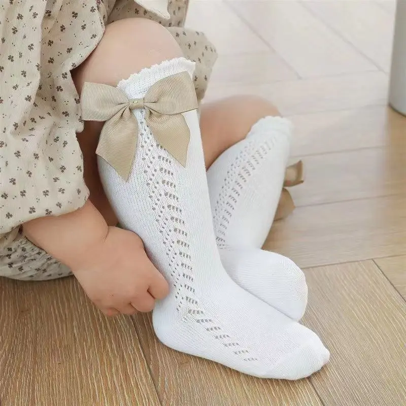 Baby Sock Oximeter - Newborn Socks Summer Thin Mesh Stitch