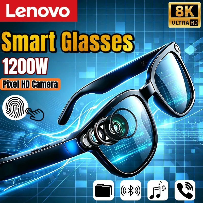 Lenovo AI Smart Glasses 8K Rem - مراجعة Smart Glasses Lens وسعره