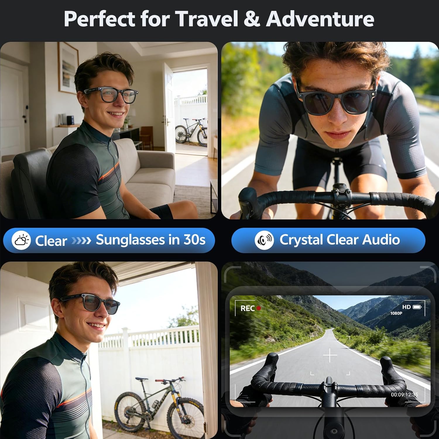2026 4K 8MP Smart Glasses Men  - مراجعة Smart Glasses Lens وسعره