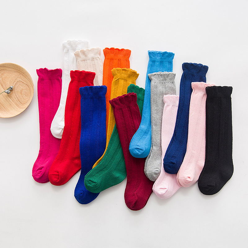 Candy Color Autumn Cotton Doub - مراجعة Baby Sock Oximeter وسعره
