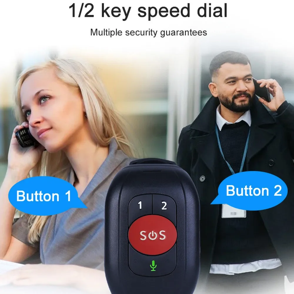 Elderly 4G LTE SOS Watch GPS T - مراجعة Fall Detection Watch وسعره
