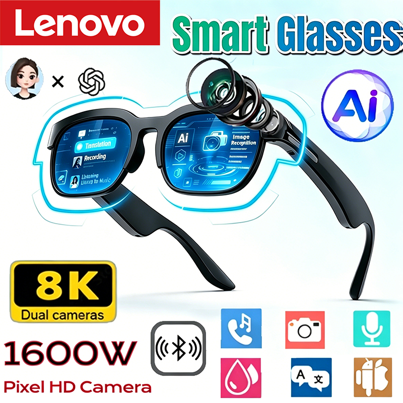 Lenovo Smart Glasses 2026 New  - مراجعة Smart Glasses Lens وسعره