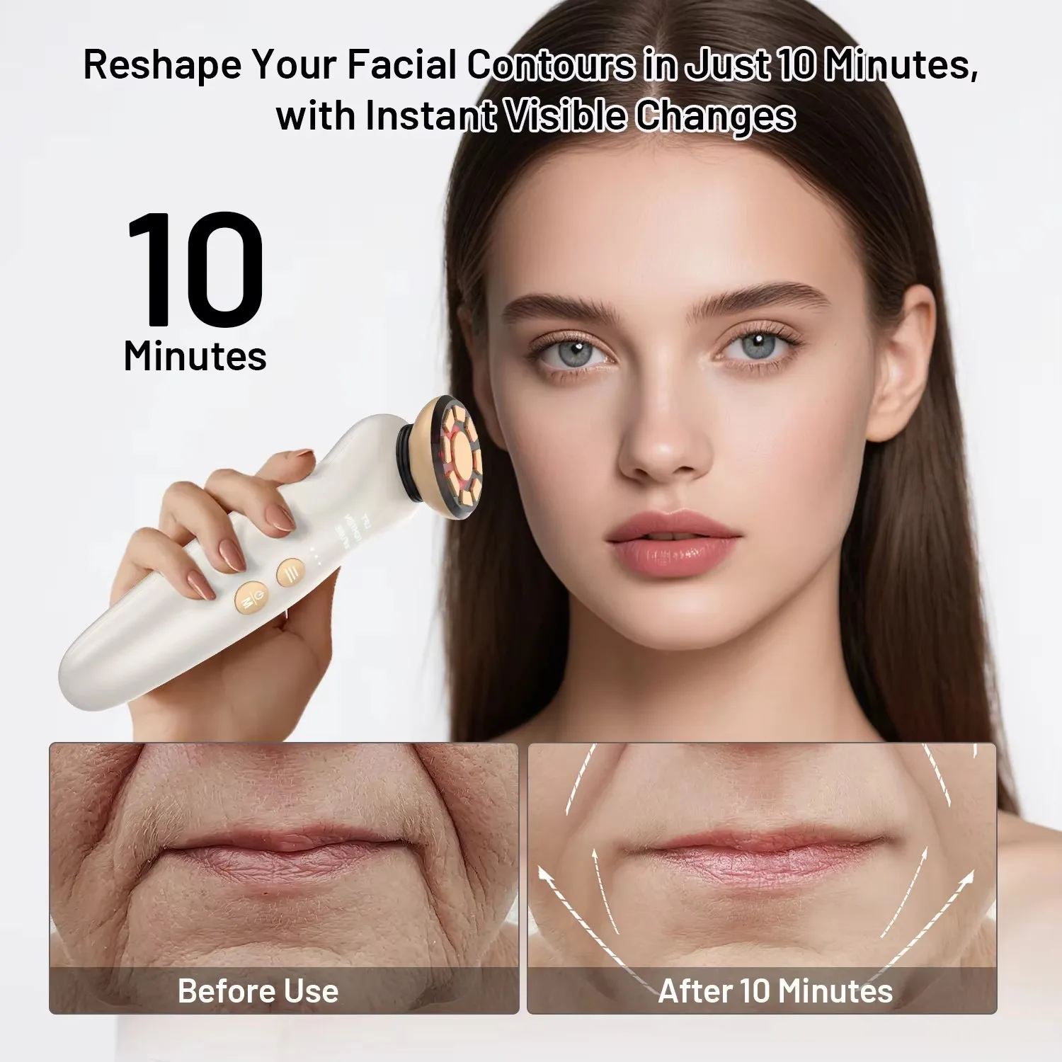 RF Facial Massager LED Light t - مراجعة Galvanic Skin Sensor وسعره