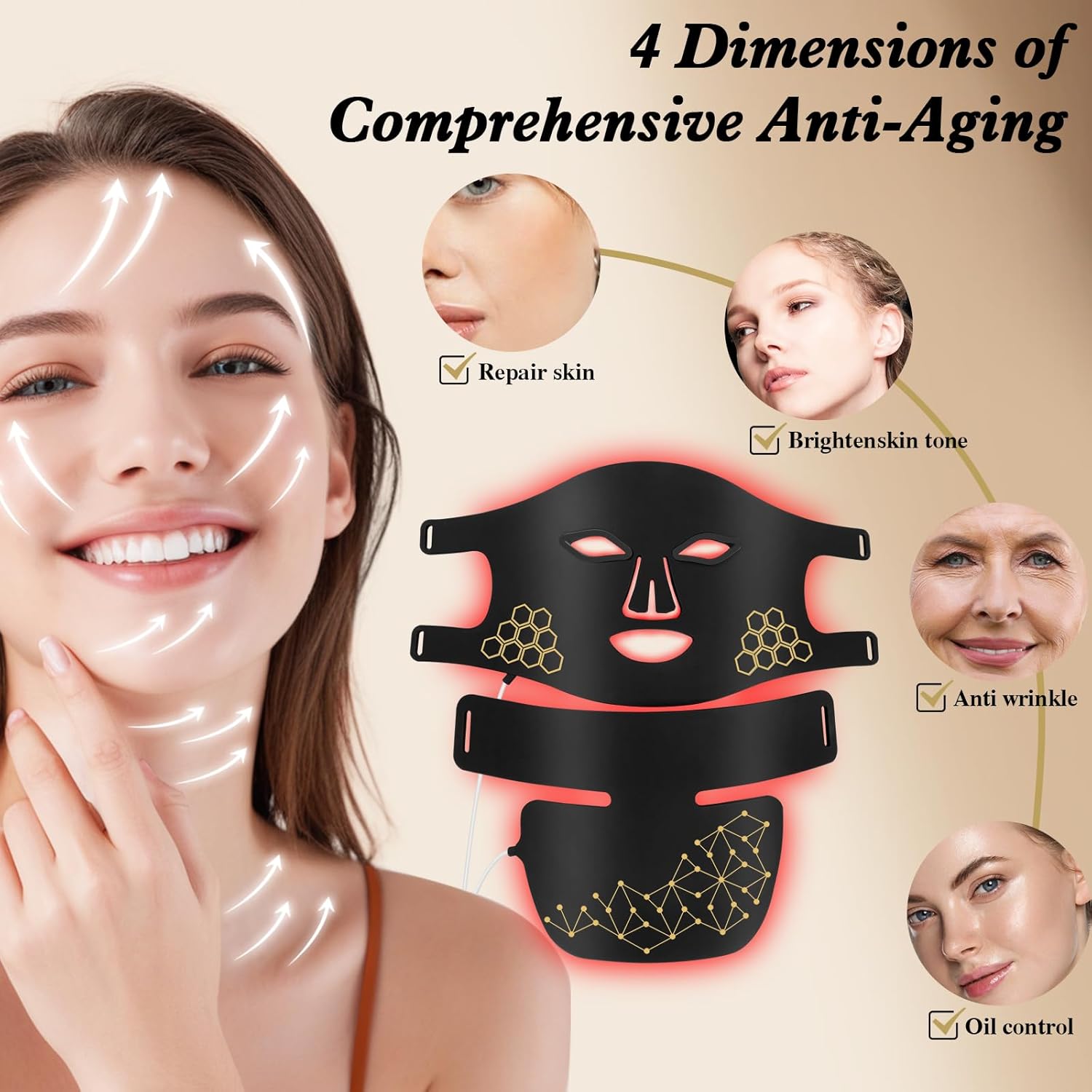 Red Light Therapy for Face and - مراجعة Galvanic Skin Sensor وسعره