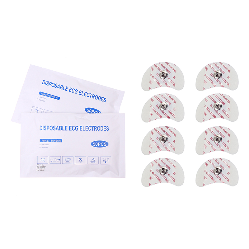50PCS Each Bag 2439 White Foam - مراجعة Ecg Patch Monitor وسعره