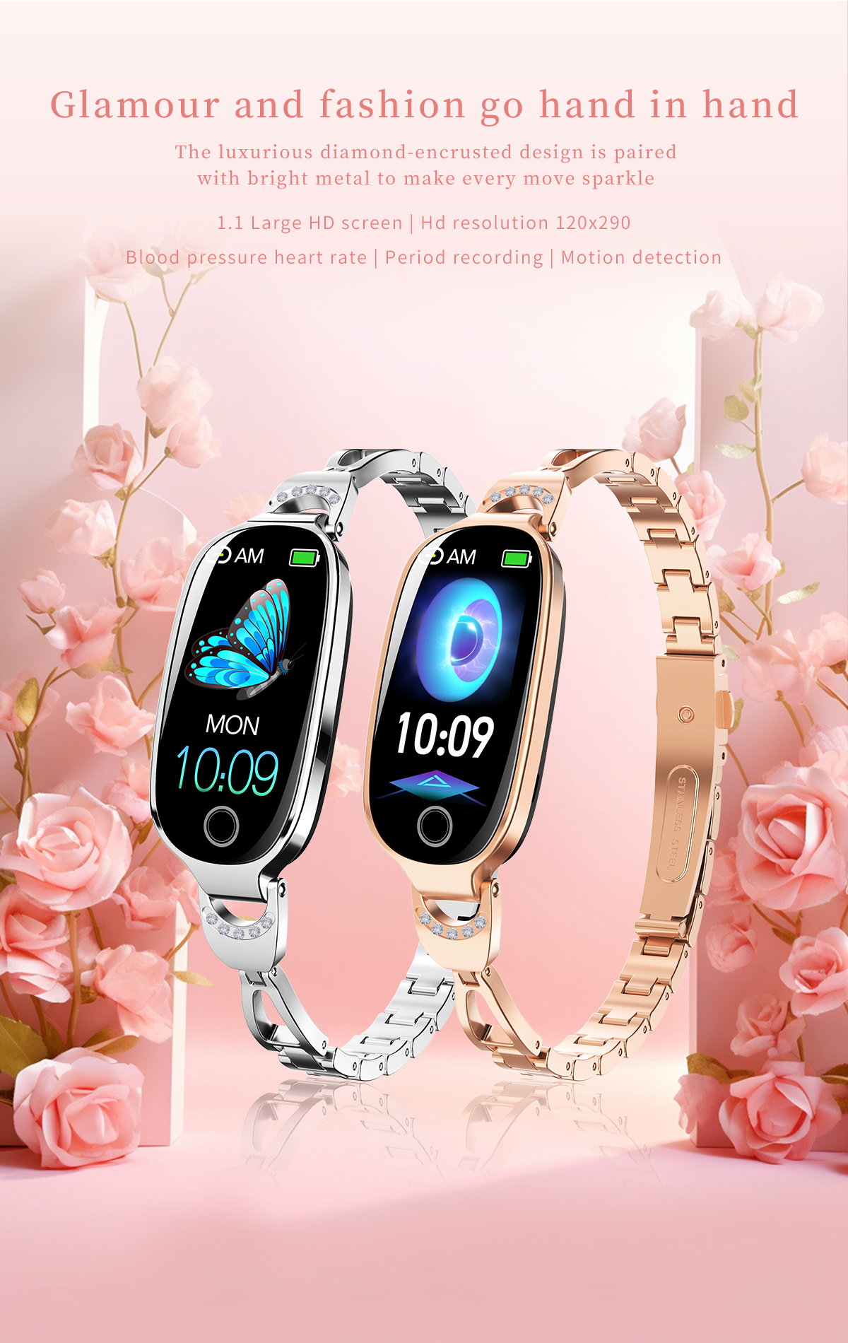 F81 Girl Heart Rate Waterproof - مراجعة Breath Rate Monitor وسعره