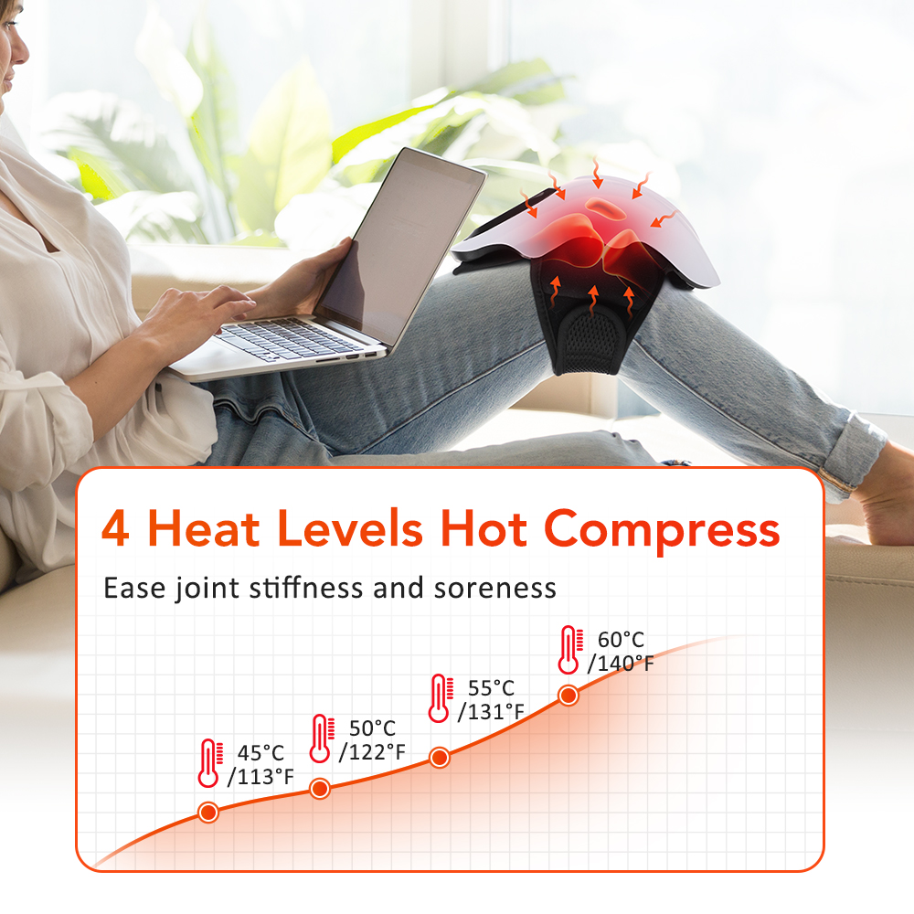 Infrared Knee Massager With 4- - مراجعة Smart Knee Wrap وسعره
