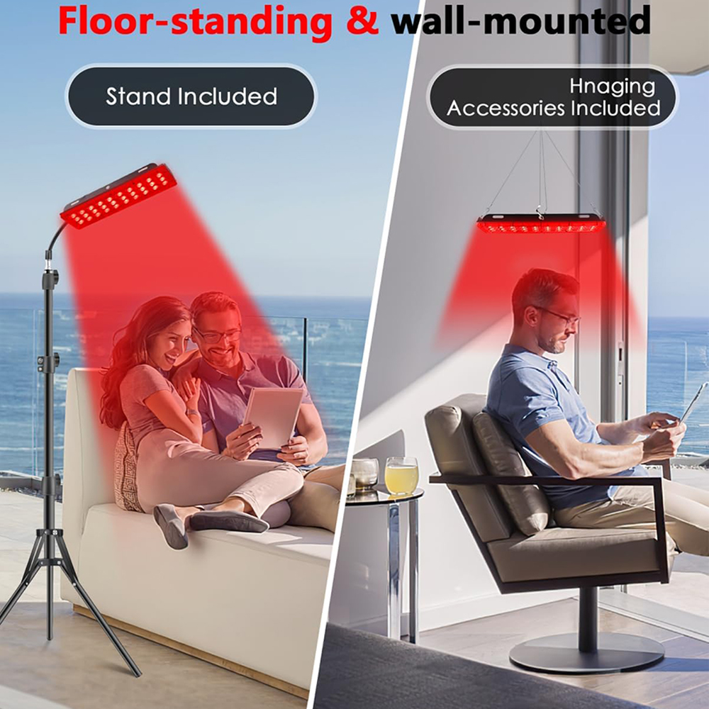 Red Light Therapy Lamp LED Inf - مراجعة Galvanic Skin Sensor وسعره