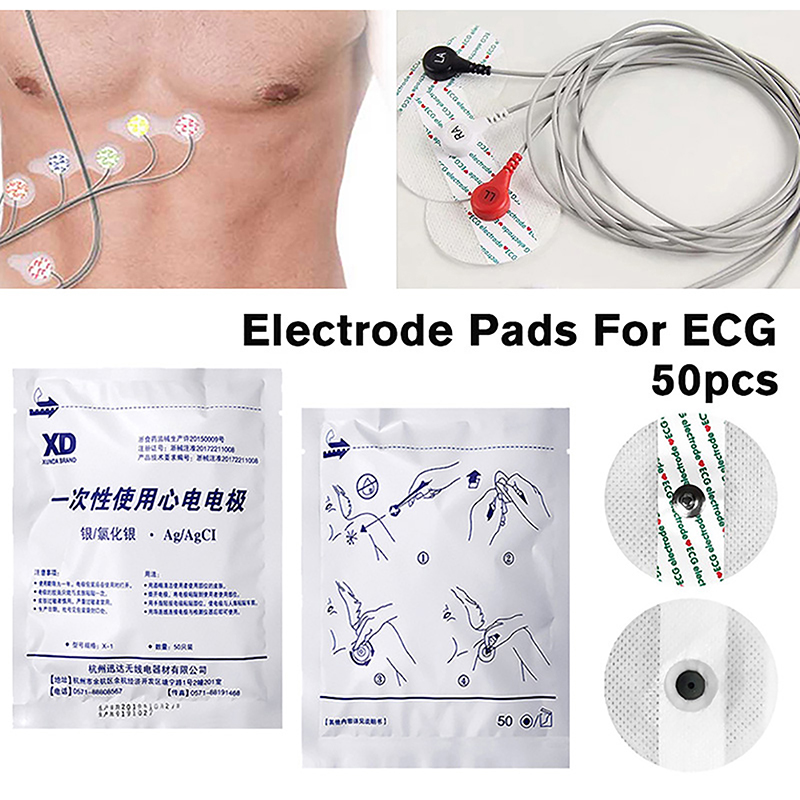 50PCS/Bag Electrode Patch Medi - مراجعة Ecg Patch Monitor وسعره