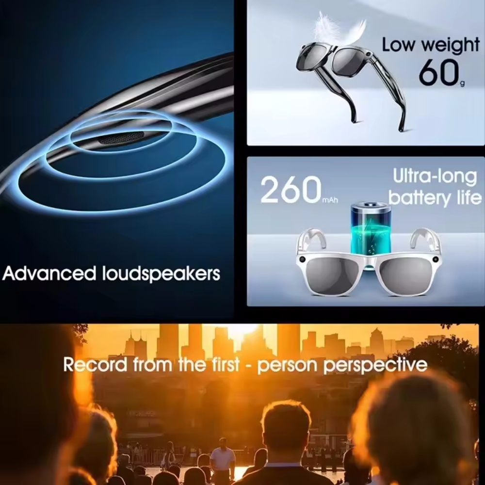 Smart Glasses AI Camera HD Wea - مراجعة Smart Glasses Lens وسعره