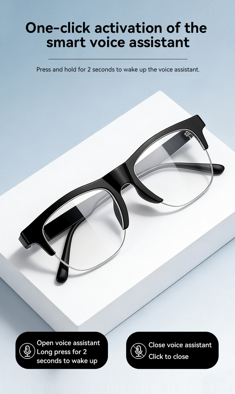 AI Smart Glasses 4K Remote Con - مراجعة Smart Glasses Lens وسعره