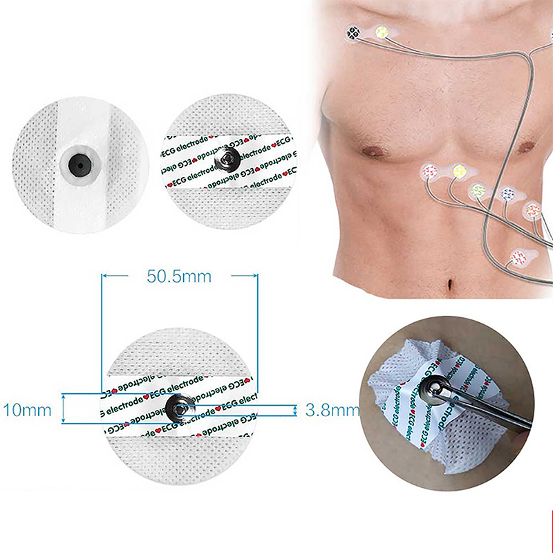50PCS/Bag Electrode Patch Medi - مراجعة Ecg Patch Monitor وسعره