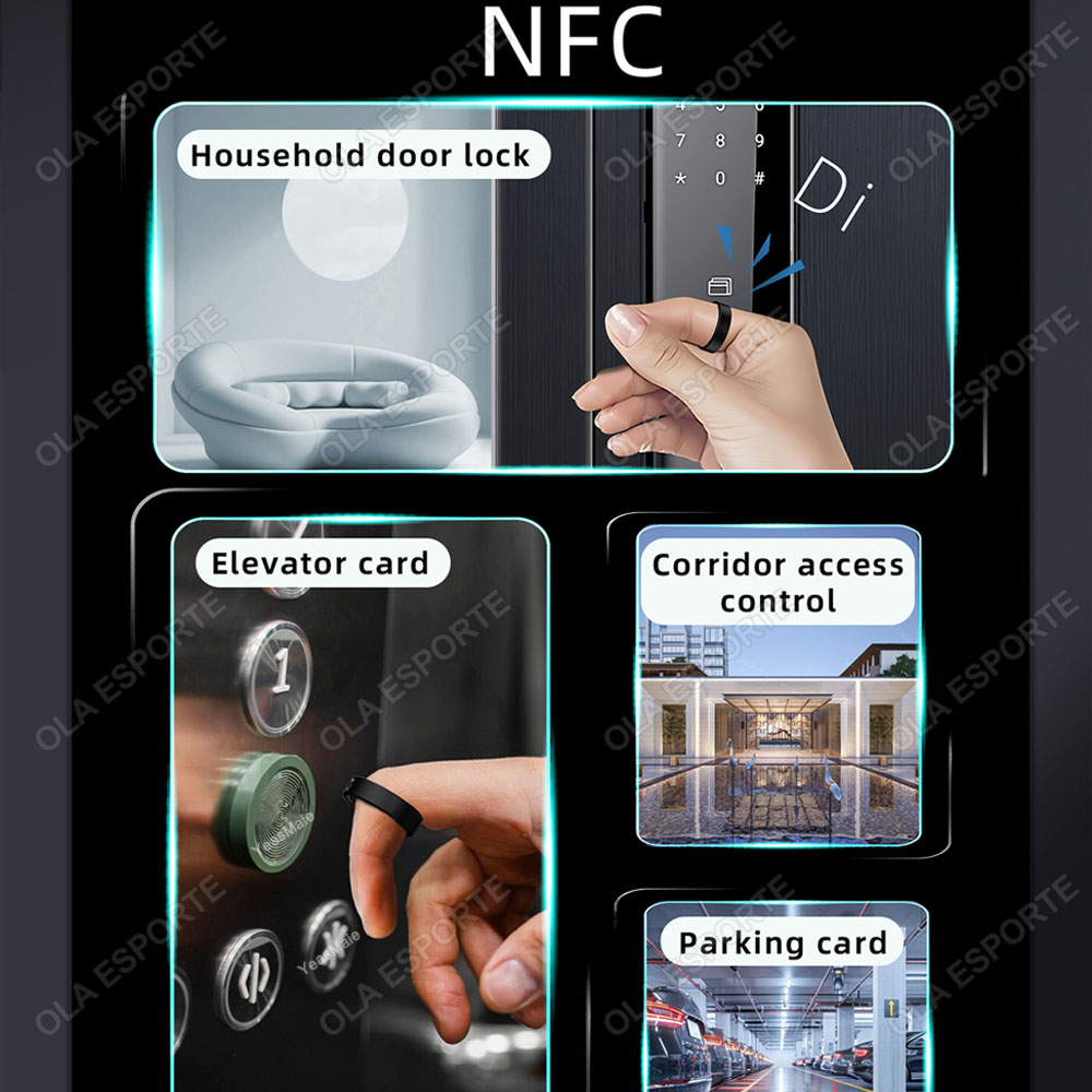 New Smart Ring Men Women 2025  - مراجعة Smart Ring Nfc Pay وسعره