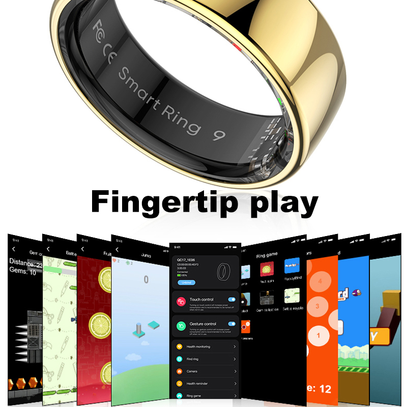 Smart Ring Men Women with Char - مراجعة Temperature Ring Skin وسعره