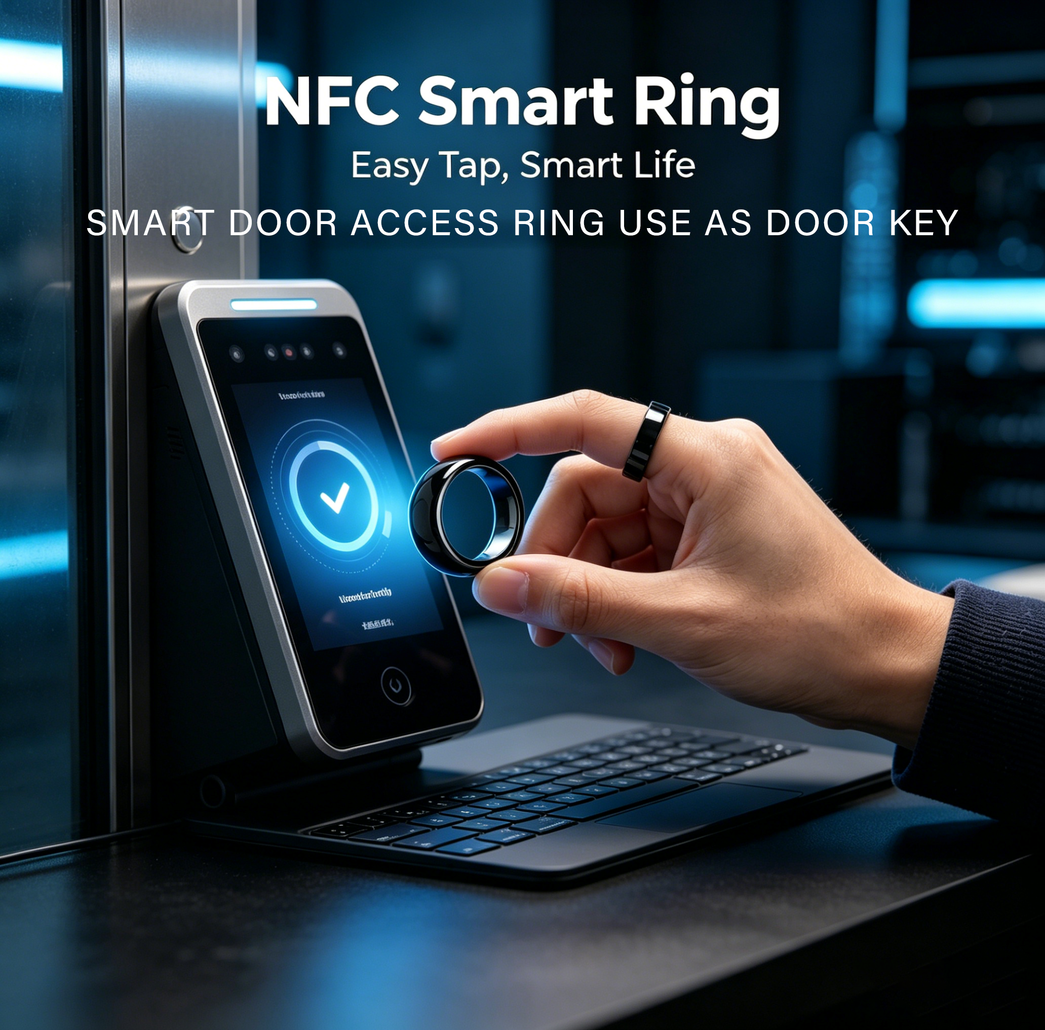 Ntag216 NFC Full Ceramic Smart - مراجعة Smart Ring Nfc Pay وسعره