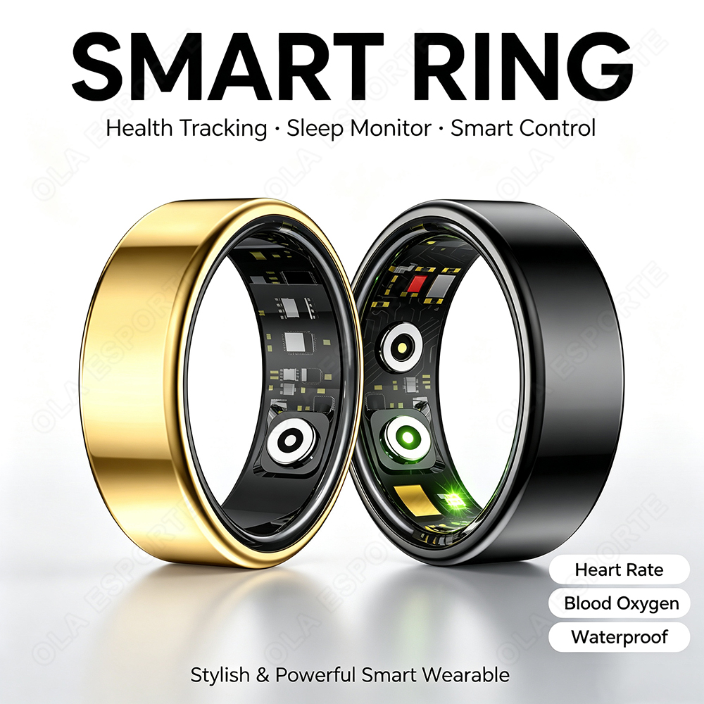 New R09 Smart Ring Men Women w - مراجعة Temperature Ring Skin وسعره