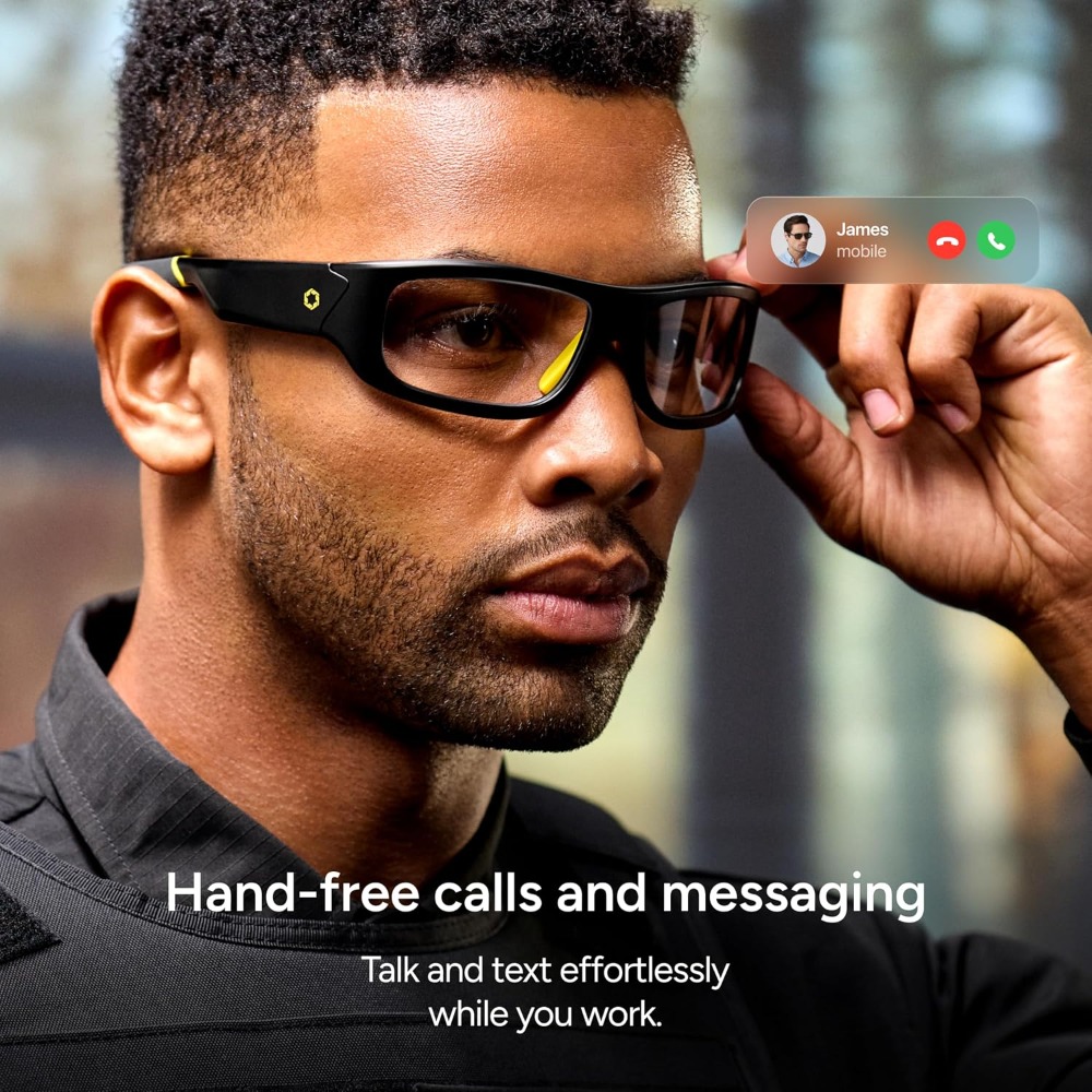 Smart Safety Glasses with Ligh - مراجعة Smart Glasses Lens وسعره