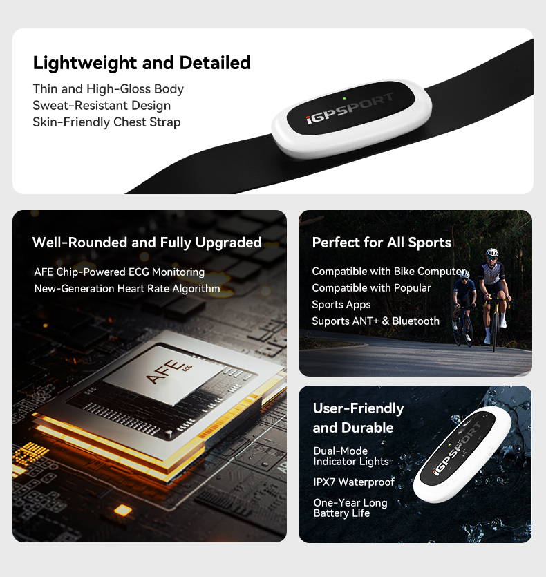 IGPSPORT HR50 Heart Rate Monit - مراجعة Breath Rate Monitor وسعره