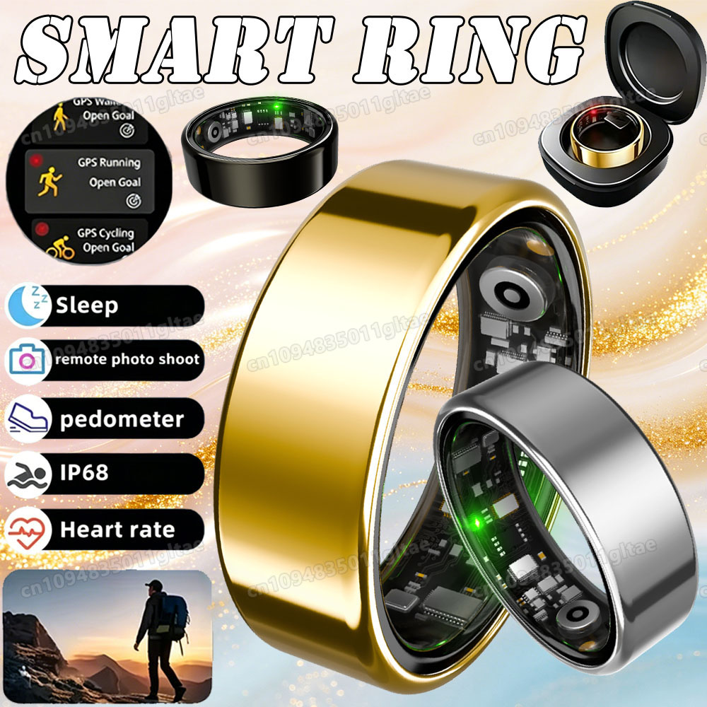 New R09 Smart Ring Men Women w - مراجعة Temperature Ring Skin وسعره