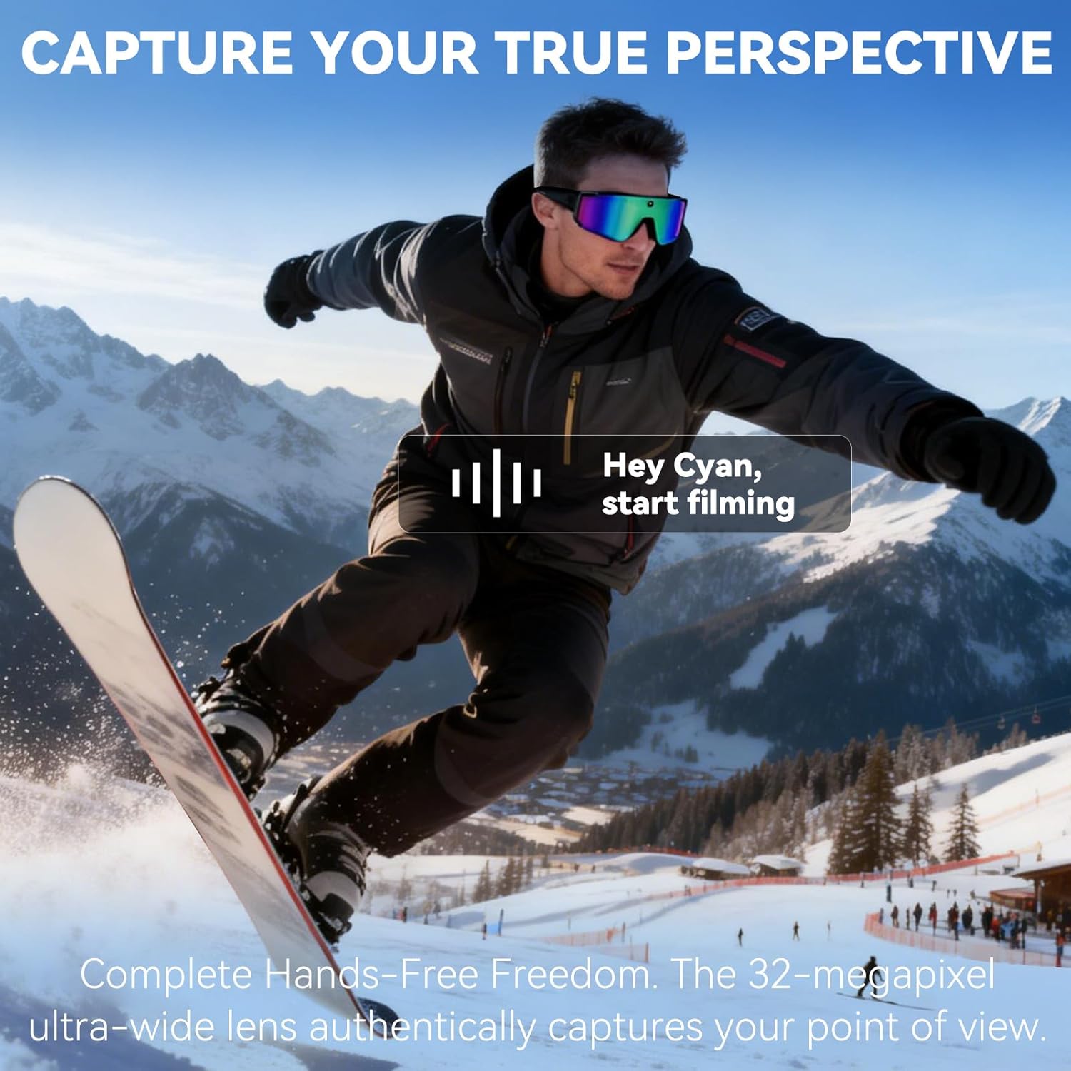New AI smart shooting&recordin - مراجعة Smart Glasses Lens وسعره