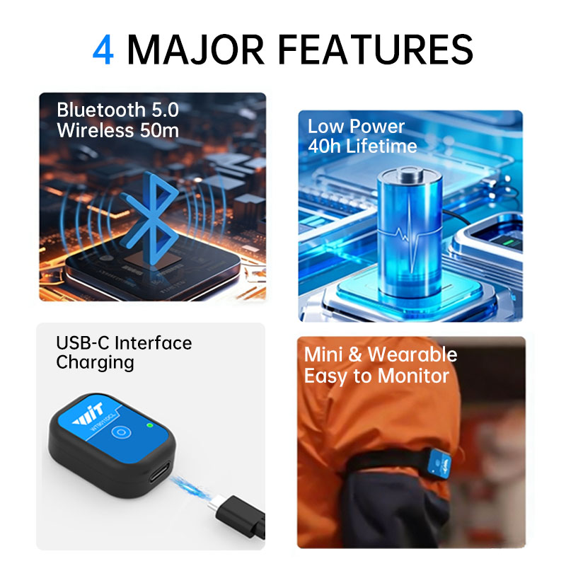 WitMotion WT9011DCL Bluetooth  - مراجعة Muscle Sensor Emg وسعره