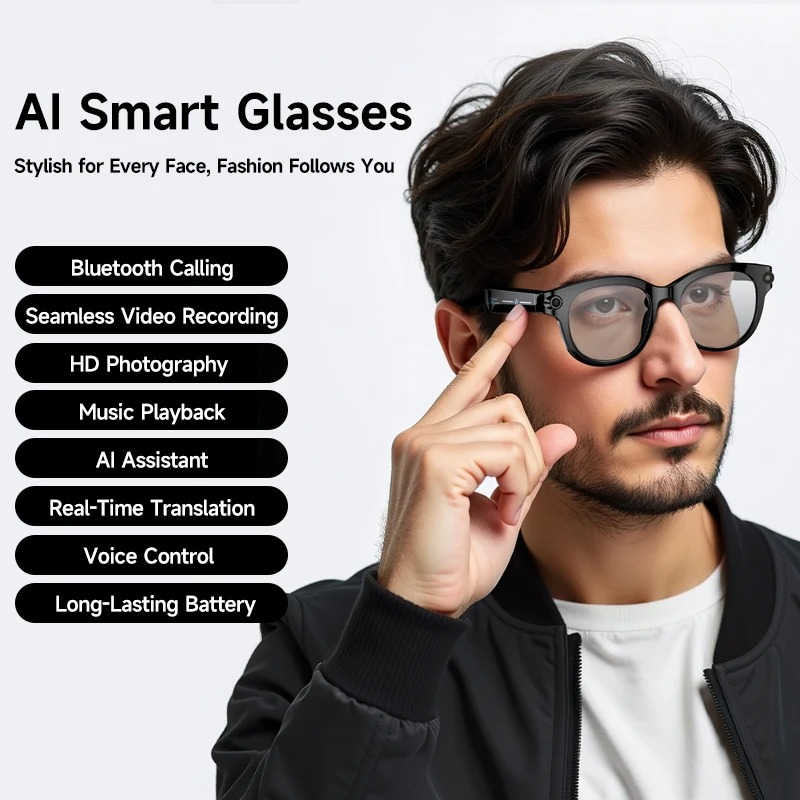 2026 AI Smart Glasses 8K Remot - مراجعة Smart Glasses Lens وسعره