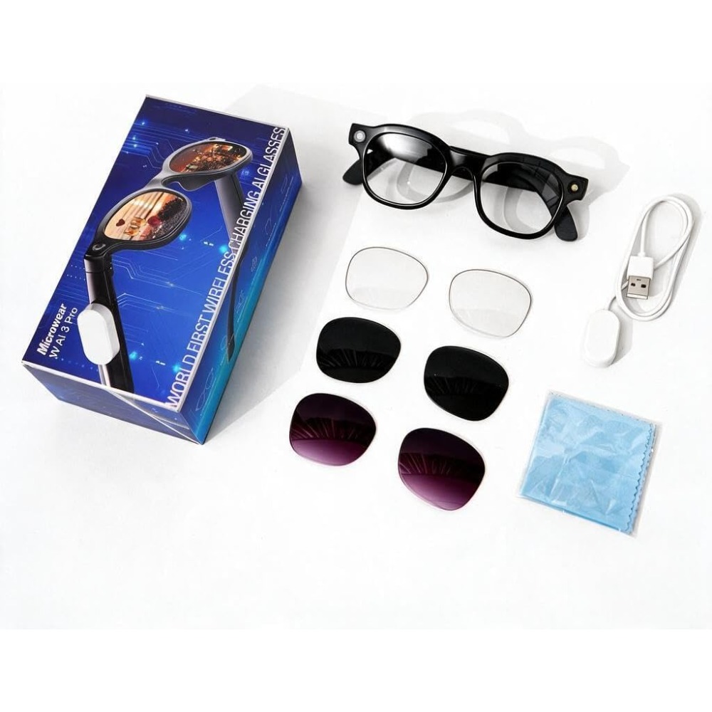 Smart Glasses: 13MP, Wireless  - مراجعة Smart Glasses Lens وسعره