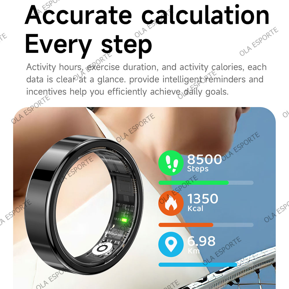 New R09 Smart Ring Men Women w - مراجعة Temperature Ring Skin وسعره