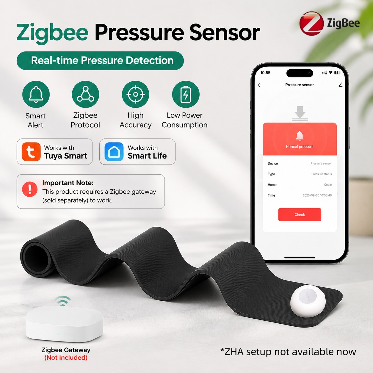 Zigbee Pressure Sensor Detecto - مراجعة Smart Insole Pressure وسعره