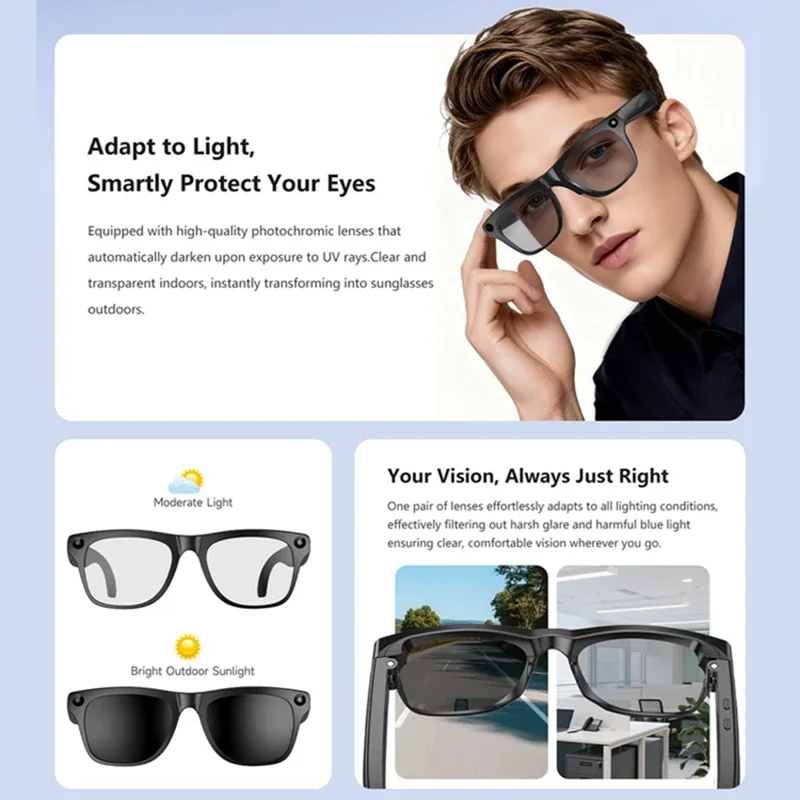 Lenovo AI Smart Glasses 8K HD  - مراجعة Smart Glasses Lens وسعره