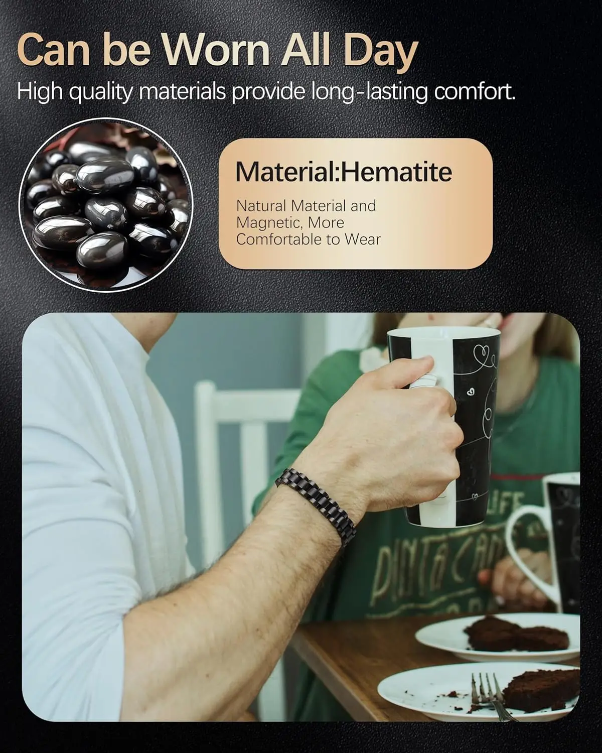 Titanium Steel Hematite Magnet - مراجعة Meditation Headband Eeg وسعره