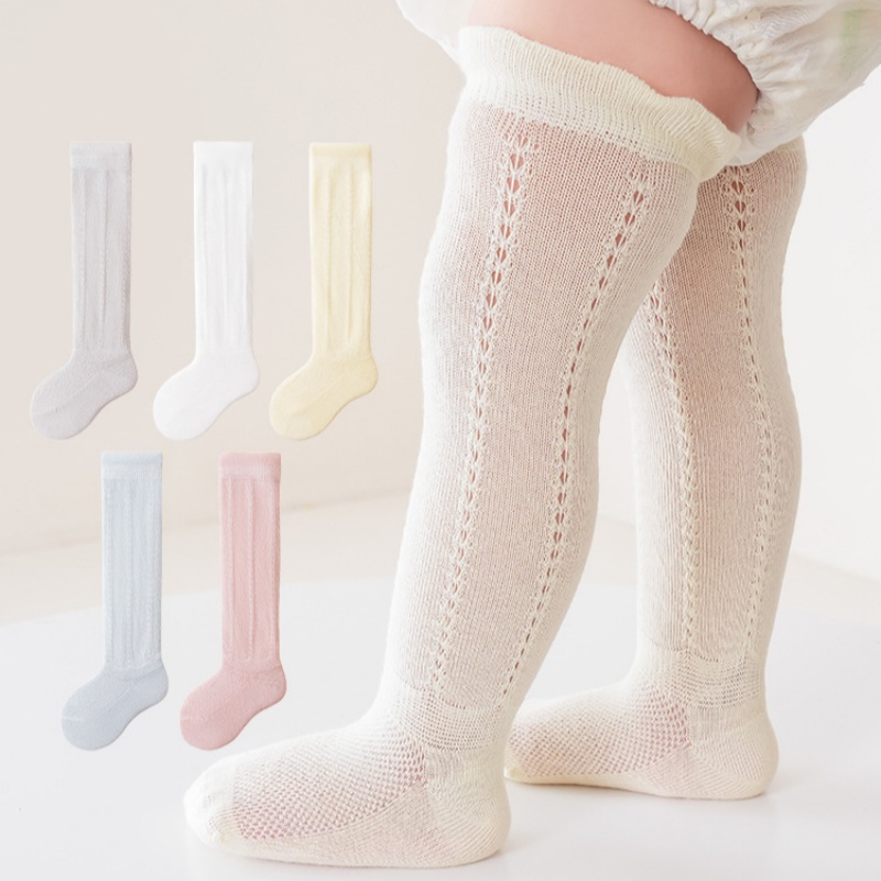 Baby Hollow Out Long Socks Bre - مراجعة Baby Sock Oximeter وسعره