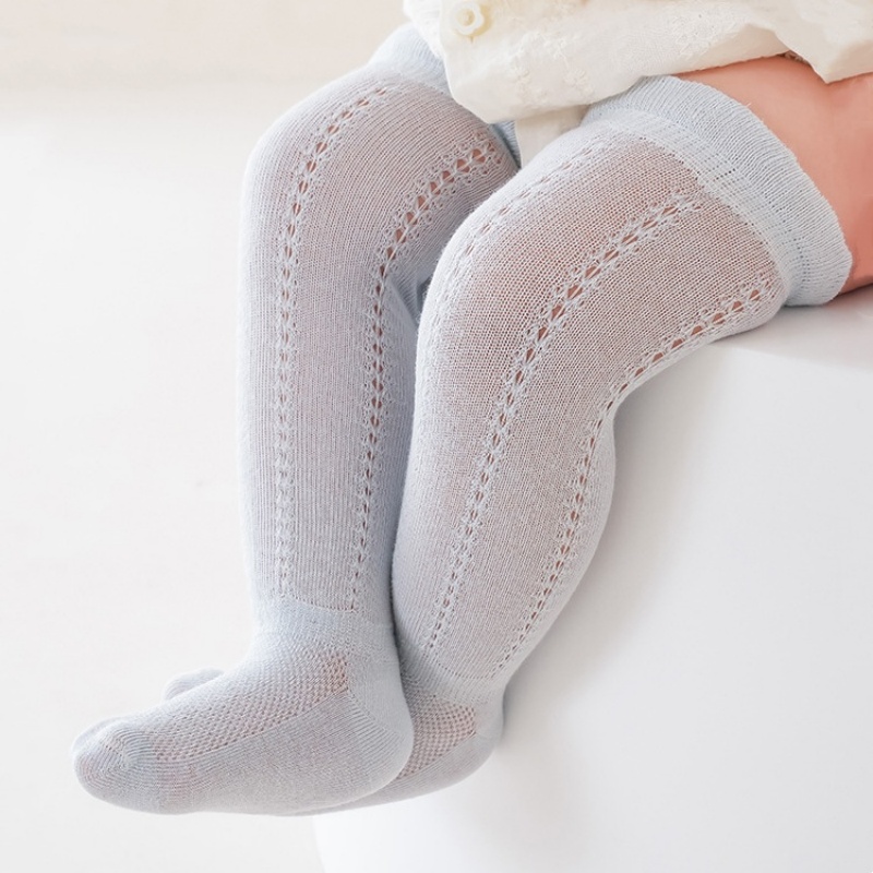 Baby Hollow Out Long Socks Bre - مراجعة Baby Sock Oximeter وسعره