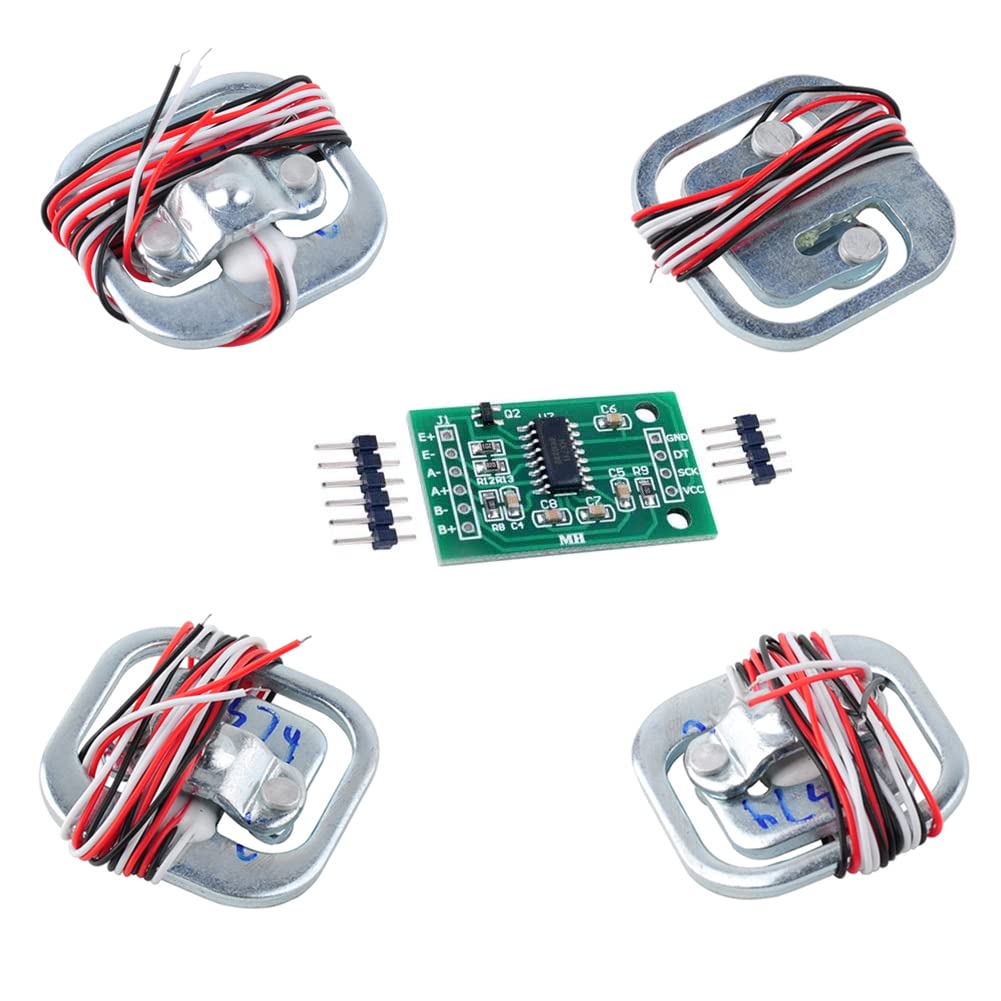4pcs 50kg Load Cell Half Bridg - مراجعة Muscle Sensor Emg وسعره
