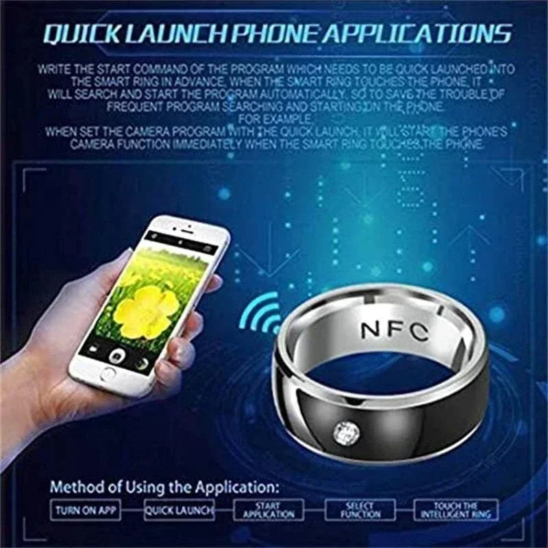 Smart Ring Wearable Technology - مراجعة Smart Ring Nfc Pay وسعره
