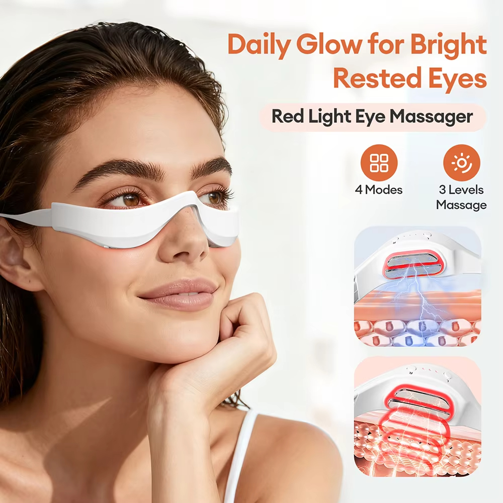 Electric Eye Massager Glasses  - مراجعة Light Therapy Glasses وسعره