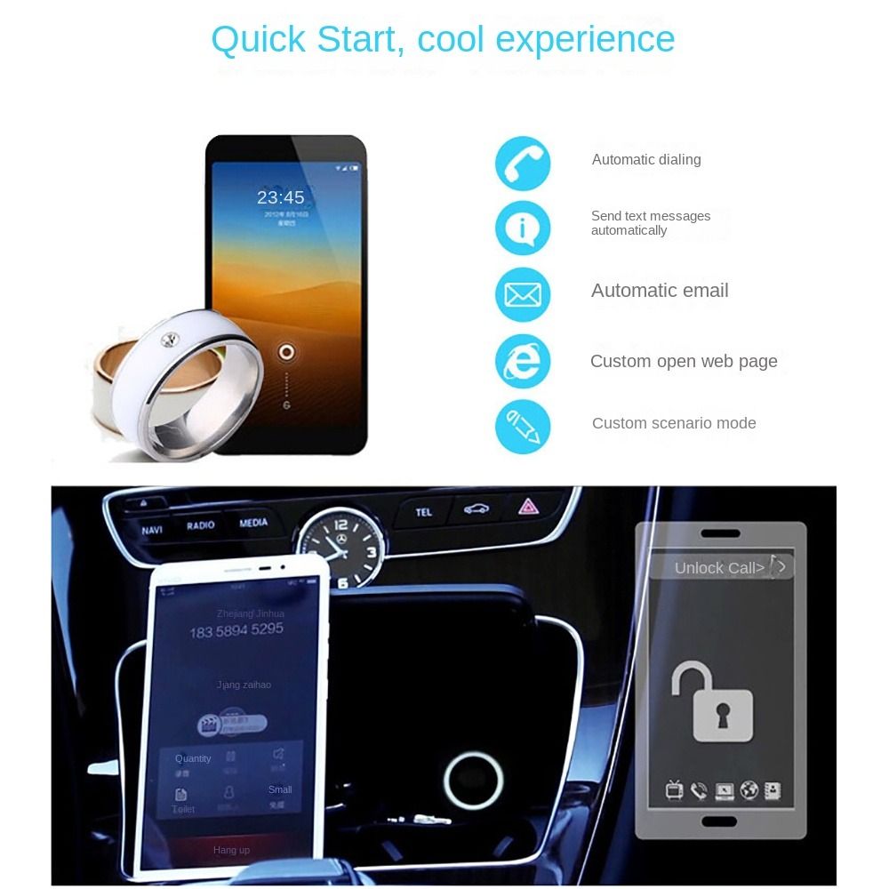 Stainless Steel NFC Smart Ring - مراجعة Smart Ring Nfc Pay وسعره