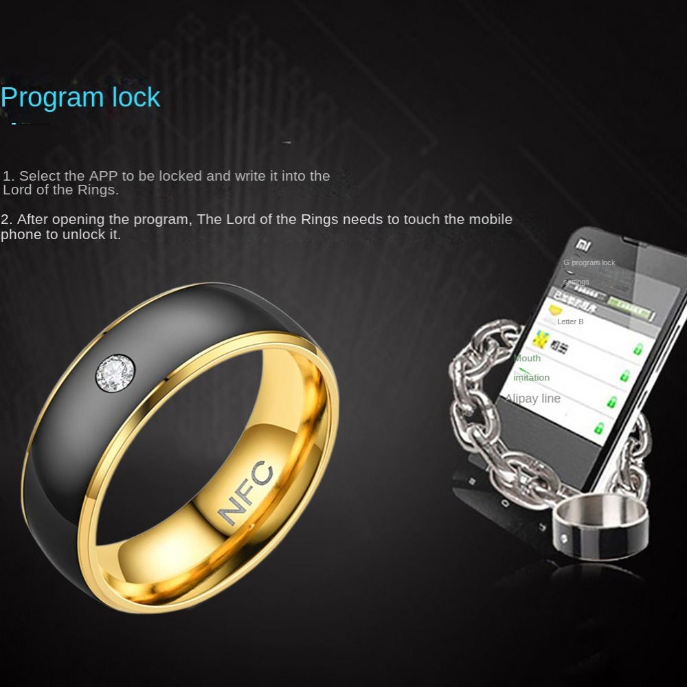 Stainless Steel NFC Smart Ring - مراجعة Smart Ring Nfc Pay وسعره