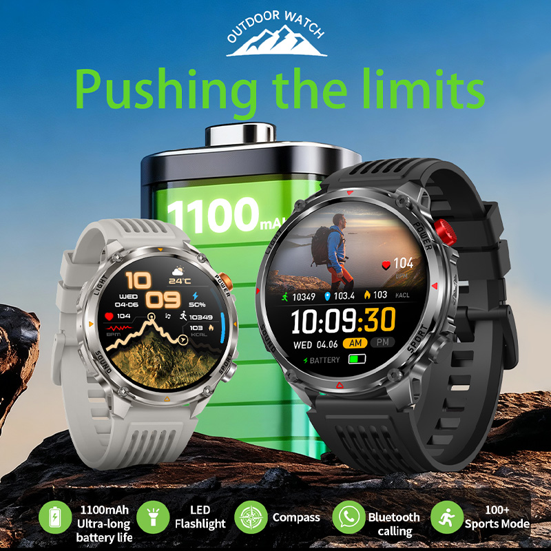 Wireless Calling Smart Watch I - مراجعة Breath Rate Monitor وسعره