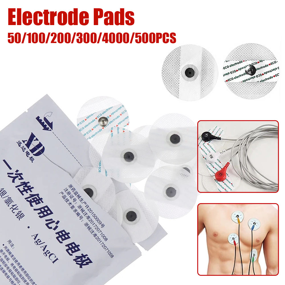 50-500pcs Disposable Electrode - مراجعة Ecg Patch Monitor وسعره