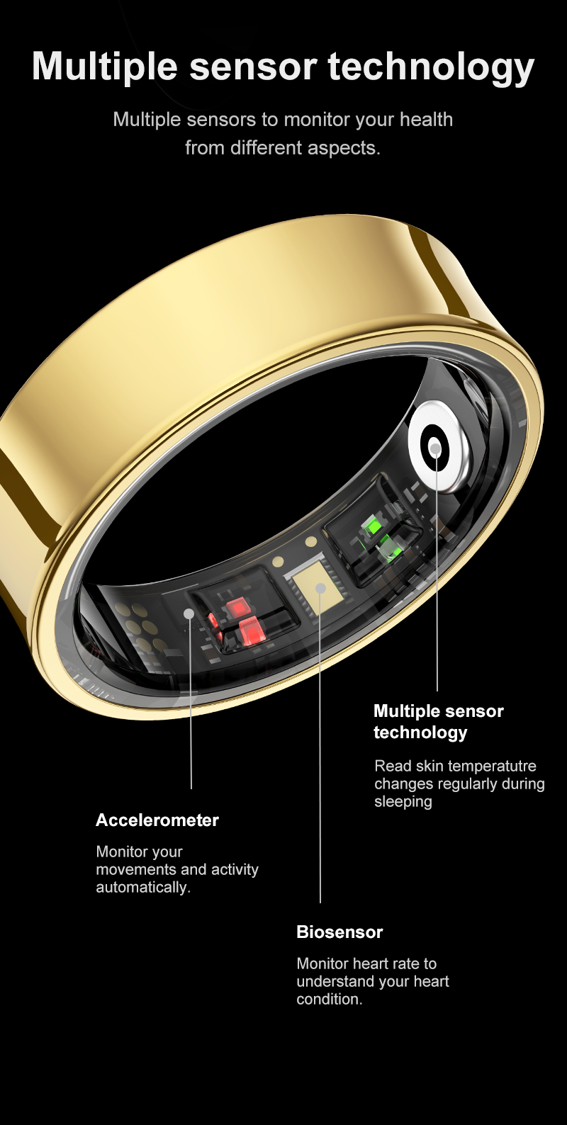 2026 Smart Ring R09 5ATM Water - مراجعة Temperature Ring Skin وسعره