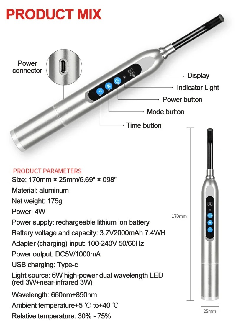 Red Light Therapy Device Canke - مراجعة Galvanic Skin Sensor وسعره