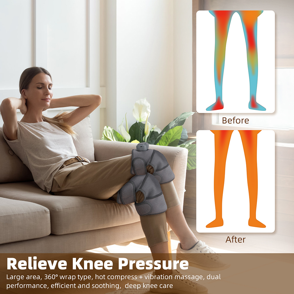 3 in 1 Cordless Heating Vibrat - مراجعة Smart Knee Wrap وسعره