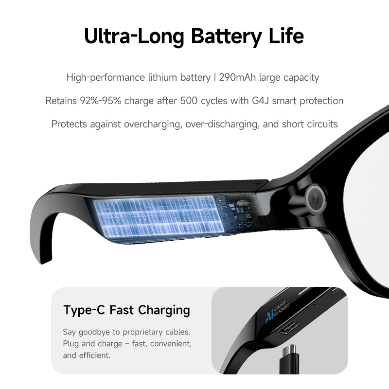 FLAUNT AI Smart Glasses 4K Cam - مراجعة Smart Glasses Lens وسعره