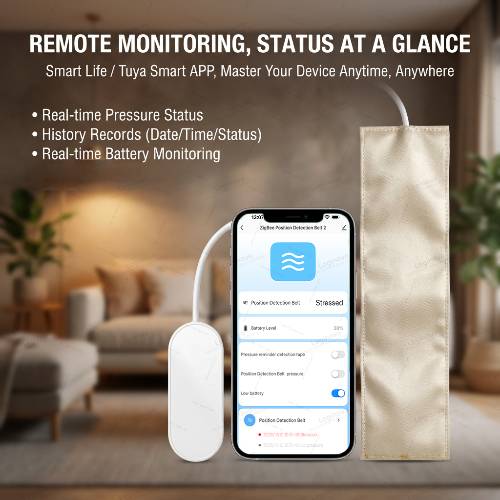 Zigbee Pressure Pad Sensor TUY - مراجعة Smart Insole Pressure وسعره
