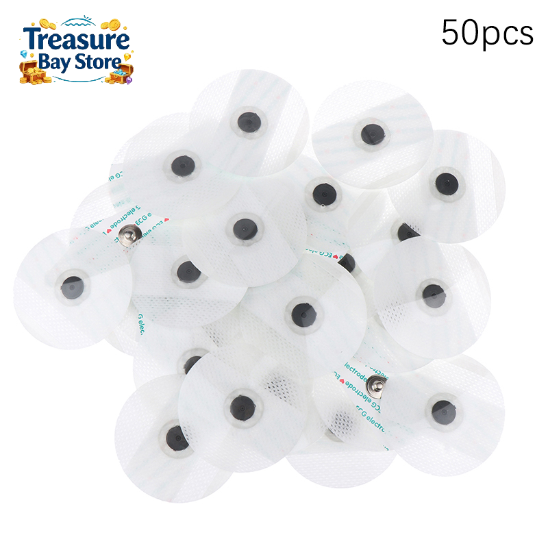 50pcs ECG Electrodes  Disposab - مراجعة Ecg Patch Monitor وسعره