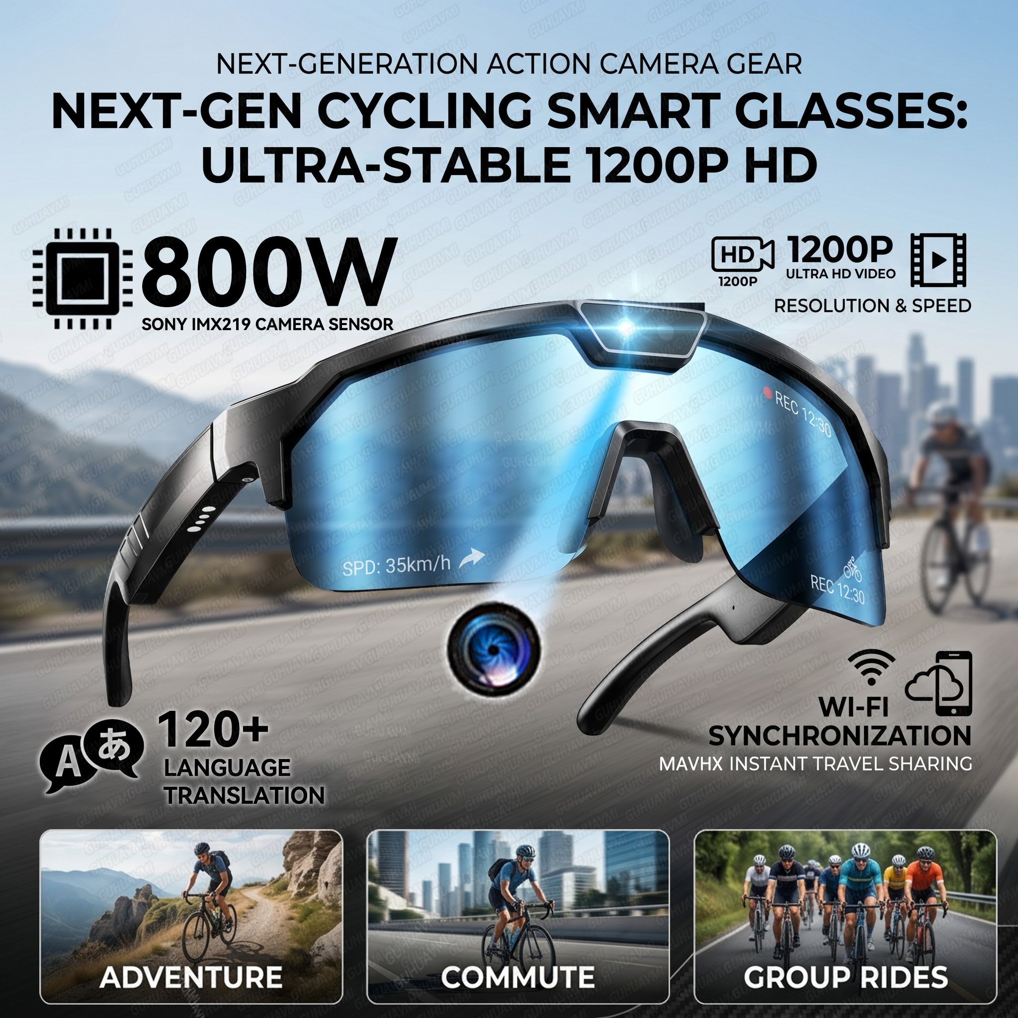 Smart Glasses with 4K HD Anti- - مراجعة Smart Glasses Lens وسعره