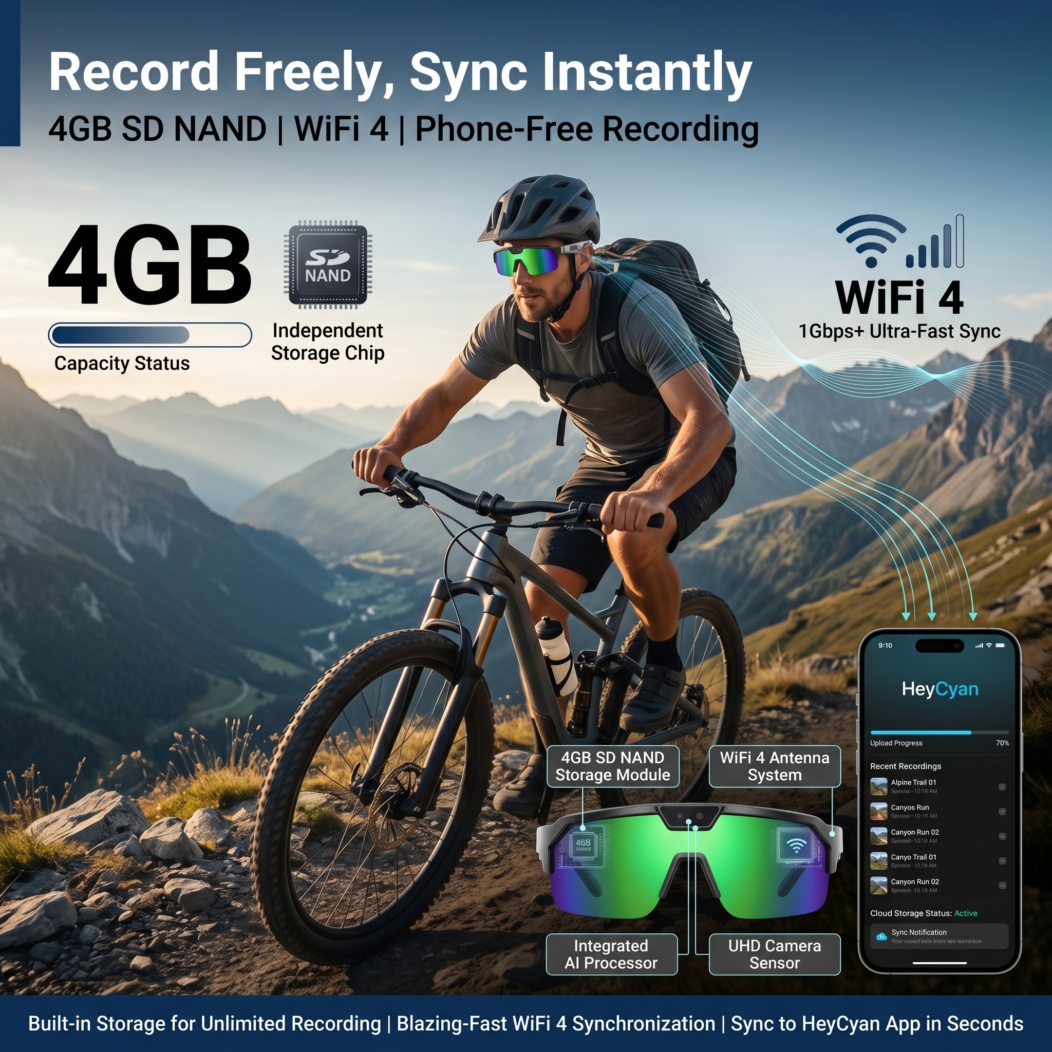 Smart Glasses with 4K HD Anti- - مراجعة Smart Glasses Lens وسعره