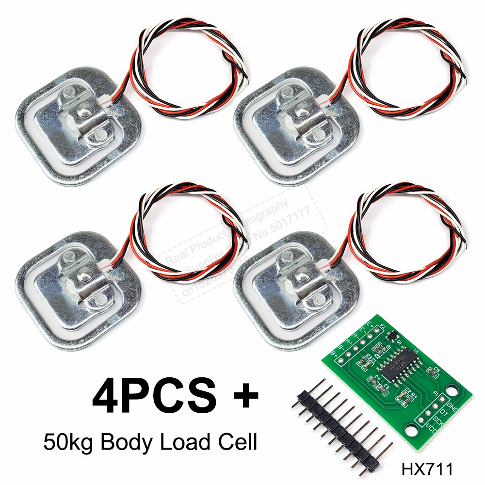 4PCS 50kg Human Scale Load Cel - مراجعة Muscle Sensor Emg وسعره