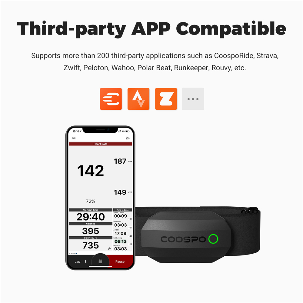 COOSPO H808S Heart Rate Sensor - مراجعة Breath Rate Monitor وسعره